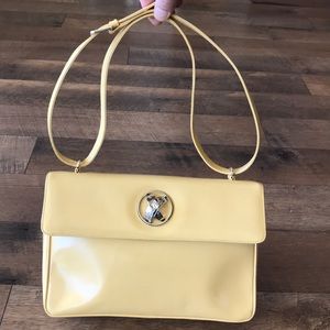 vintage by paloma picasso patent shoulder bag